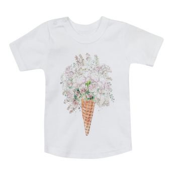 Футболка ясельна Ляля 3Т050 74 Белый (773115.1116849) - Pampik