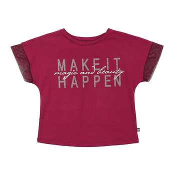 Футболка Ляля 3СК141 158 Бордовый (711086.1014077) - Pampik