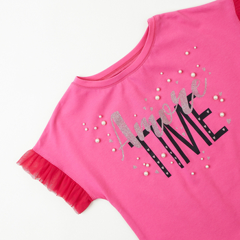 Футболка Ляля 3СК160 164 Розовый (914403.1273724) - Pampik - 3