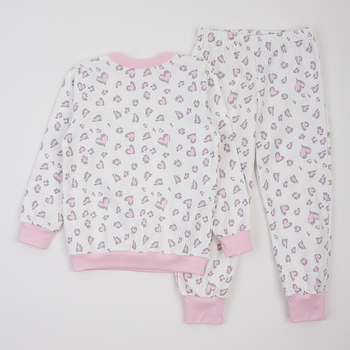 Піжама утеплена Ляля К3ФТ118 К3ФТ143 К3ФТ152 К3ФТ153 футер 92 Молоко (1027077.11844626) - Pampik - 2