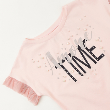 Футболка Ляля 3СК160 140 Рожевий (914419.1273726) - Pampik - 3