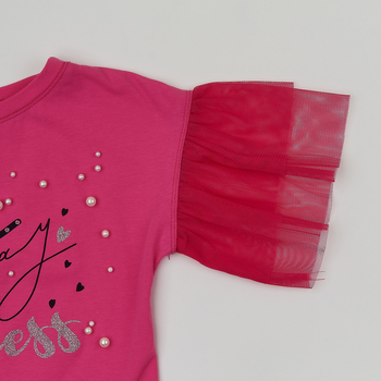 Футболка Ляля 3СК142 110 Розовый (736142.1053801) - Pampik - 4