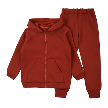 Спортивний костюм на флісі Ляля К2ТФ101 98 Помаранчевий (967069.1123909) - Pampik