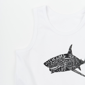 Футболка Ляля 4СК112 140 Белый (794521.1139872) - Pampik - 2