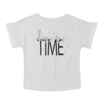 Футболка Ляля 3СК160 152 Белый (914385.1273722) - Pampik