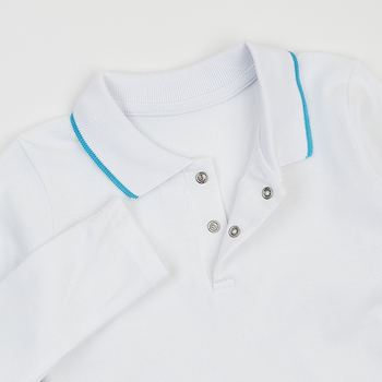 Поло з довгим рукавом Ляля 3ЛК131 152 Білий (989041.917563) - Pampik - 3