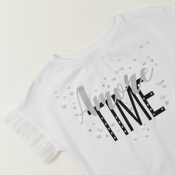 Футболка Ляля 3СК160 164 Белый (914389.1273722) - Pampik - 3