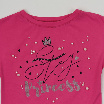 Футболка Ляля 3СК142 110 Розовый (736142.1053801) - Pampik - 2