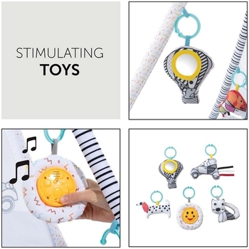 Багатофункціональний ігровий килимок Hauck 1st Tent White (76306-7) - Pampik - 5