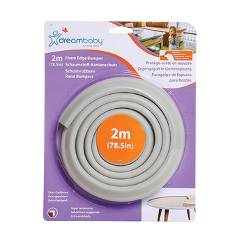 Лента защитная на острые углы мебели DreamBaby, 2 м, серый (G812) - Pampik