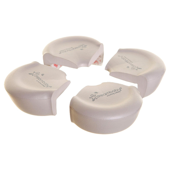 Защита на углы для детей DreamBaby Grey, 4 шт., серый (G1350) - Pampik