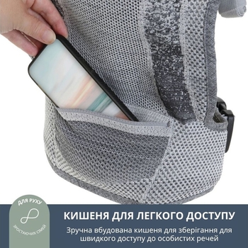 Рюкзак-переноска DreamBaby Inspire Grey (G2460) - Pampik - 4
