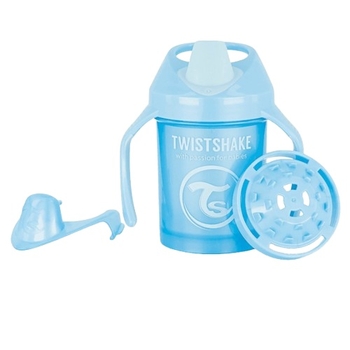 Чашка-непроливайка із силіконовим носиком Twistshake Mini Pearl Blue, 230 мл (78399) - Pampik