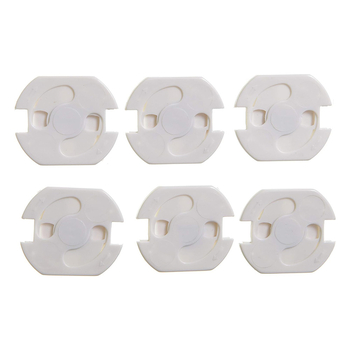 Заглушки для розетки DreamBaby Euro, маленькие, 6 шт. (G139) - Pampik - 2