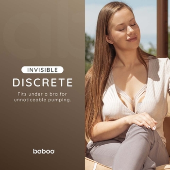 Молоковідсмоктувач електричний портативний Baboo, подвійний, какао (2-012) - Pampik - 2