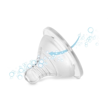 Силиконовая соска Baboo, широкое горлышко, быстрый поток, 6+ мес, 2 шт. (4-112) - Pampik - 6