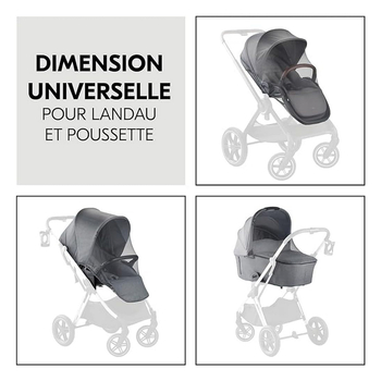 Універсальна антимоскітна сітка Hauck Grey (61866-0) - Pampik - 6