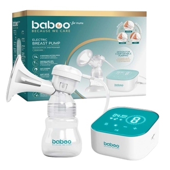 Молоковідсмоктувач електричний Baboo з технологією 3D-зціджування (2-010) - Pampik