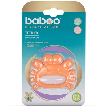 Прорізувач силіконовий Baboo Crab (6-108) - Pampik - 5