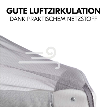 Сітка для дитячого манежу Hauck Travel Bed Canopy Grey (59920-4) - Pampik - 5