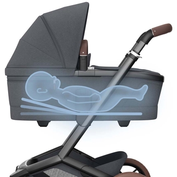 Люлька для коляски Maxi-Cosi Fame Twillic Graphite (1523204110) - Pampik - 4