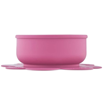 Мисочка силіконова Baboo з основою-присоскою, 6+ міс, фіолетовий (9-036) - Pampik - 3