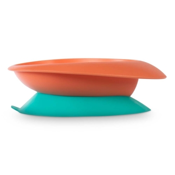 Мисочка Baboo Ufo з основою-присоскою, персиковий (9-031) - Pampik - 2