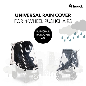 Дождевик Hauck Pushchair Raincover 4W (55077-9) - Pampik - 9