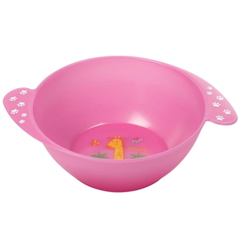 Мисочка Baboo Safari с ручками, розовый (9-030) - Pampik - 2