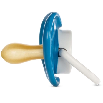 Пустышка симметричная Baboo Marine латекс, голубой, 6+ мес. (5-041) - Pampik - 3