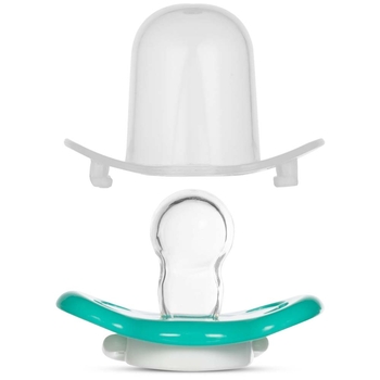 Пустышка круглая Baboo Marine, силикон, светится в темноте, зеленая, 0+ мес. (5-029) - Pampik - 2