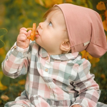 Пустышка круглая Baboo латексная, 6+ мес (5-102) - Pampik - 5