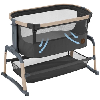 Приставне ліжечко Maxi-Cosi Iora Air Beyond Graphite (2121043110) - Pampik - 7