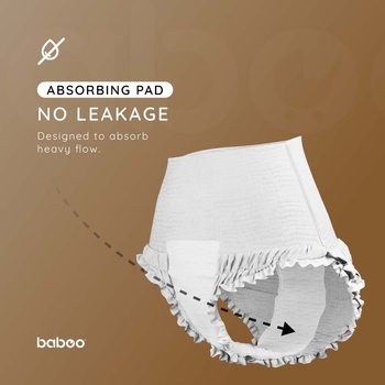 Стерильные трусики-подгузники Baboo, размер L, 5 шт. - Pampik - 3