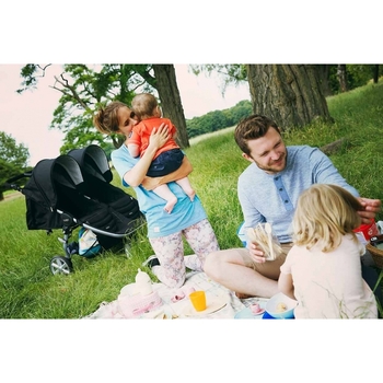 Прогулянкова коляска для двійні Britax Römer B-Agile Double Cosmos Black (2000033222) - Pampik - 8