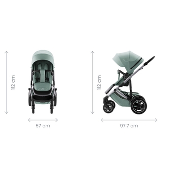 Прогулянкова коляска Britax Römer Smile 5Z 2025 Lux Warm Caramel (2000040856) - Pampik - 10