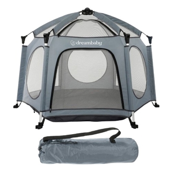 Манеж дитячий DreamBaby Adventure Blue/Grey (G9510) - Pampik