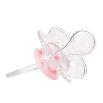 Силіконова кругла пустушка Canpol Babies Newborn Baby 0-6 міс., рожевий (22/562) - Pampik - 3