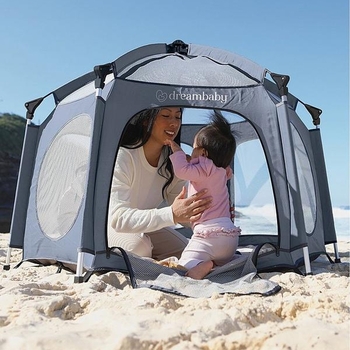 Манеж дитячий DreamBaby Adventure Blue/Grey (G9510) - Pampik - 5