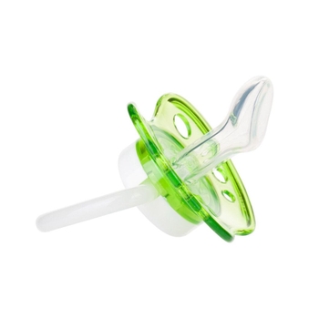 Силіконова анатомічна пустушка Canpol Babies Toys, 0-6 міс., зелений (23/256 Зелений) - Pampik - 2