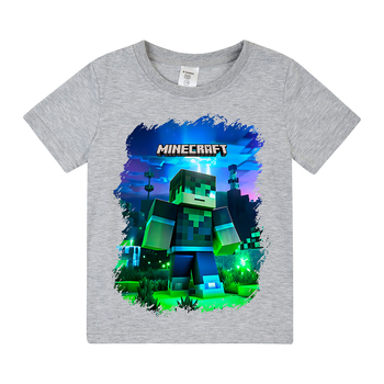 Футболка Garnamama Ukraine t-shirt MINECRAFT 2025 110-116 Сірий (1056341.14213310) - Pampik
