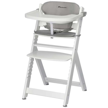 Стульчик для кормления с вкладышем Bebe Confort Timba White/Gray (2771431210) - Pampik
