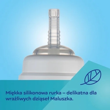 Кружка-непроливайка Canpol babies BabiesBoo Панда з трубочкою та обтяжувачем, 350 мл, білий (56/510_whi) - Pampik - 7