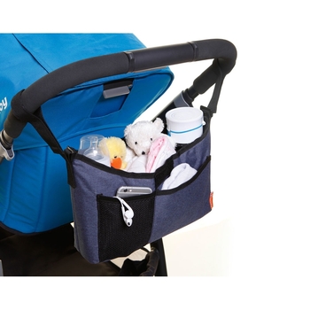 Сумка-органайзер на коляску DreamBaby On-The-Go Blue Denim (F2256) - Pampik - 5