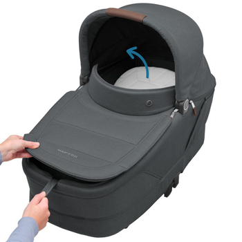 Универсальная коляска 2 в 1 Maxi-Cosi Oxford+ Twillic Graphite (1978204110) - Pampik - 7