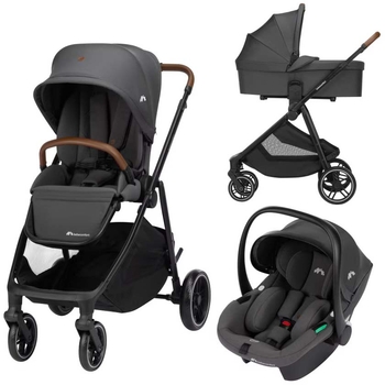 Универсальная коляска 3 в 1 Bebe Confort Luvia Trio Mineral Graphite (1994153210) - Pampik