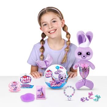 Интерактивный игровой набор Pets & Robo Alive Furmaids S1 Кролик Старлет (9555B) - Pampik - 7