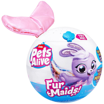 Интерактивный игровой набор Pets & Robo Alive Furmaids S1 Котенок Пурл (9555A) - Pampik