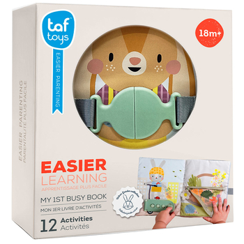 Розвивальна м'яка книжка Taf Toys Садочок у місті Бізібук зайченятка (13355) - Pampik - 4