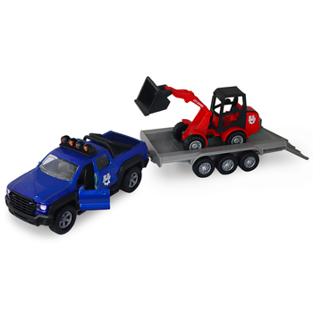 Игровой набор TechnoDrive Внедорожник с прицепом и погрузчиком (510207.270) - Pampik - 2